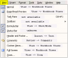Excel 2003 VIEW menu commands in Excel 2007