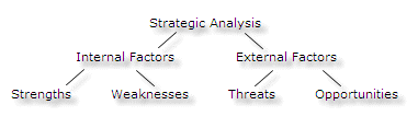 SWOT analysis matrix